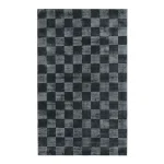 Berlin Check 5’x8′ Rugs black 11