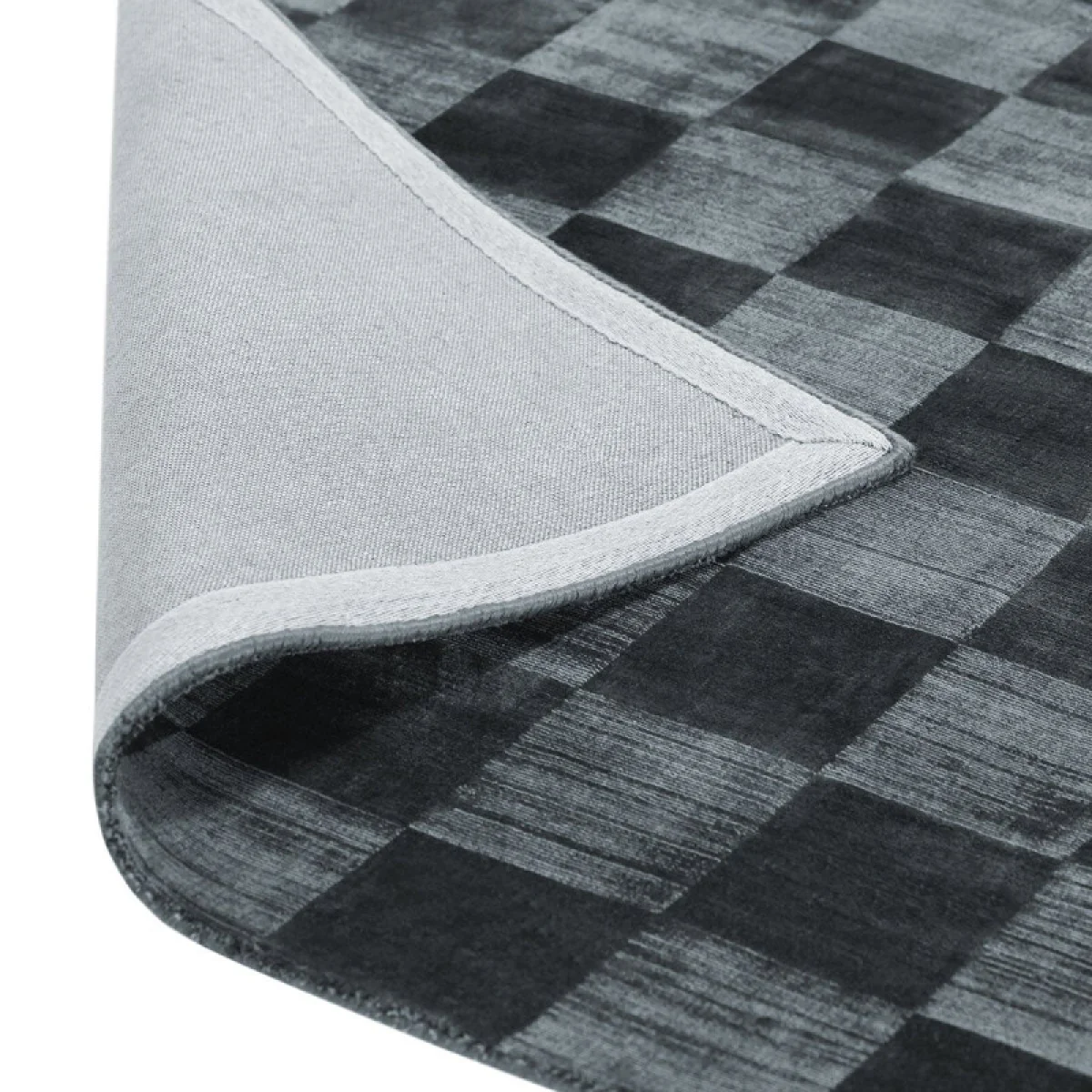 Berlin Check 5’x8′ Rugs black 8
