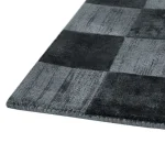 Berlin Check 8’x10′ Rugs black 14
