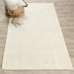 Cosi Wool/jute Ivory 1'x1' swatch - Image 6