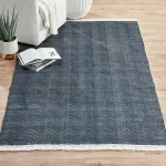 Indoor/outdoor Augusta Stone Gray 2’x3′ Rugs blue 15