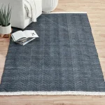 Indoor/outdoor Augusta Stone Gray 9’x12′ Rugs blue 15