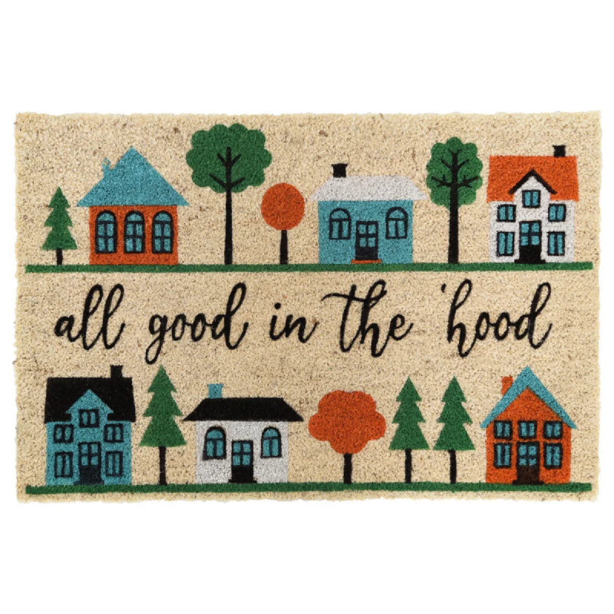 Scarlet Stenciled Doormat – Multi Rugs Classic Home 4