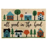 Scarlet Stenciled Doormat – Multi Rugs Classic Home 6