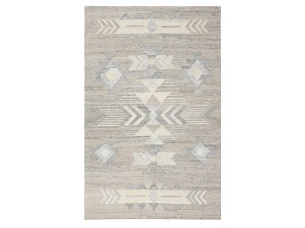 Indoor/outdoor Caravan Gray Multi 1’x1′ swatch Rugs Classic Home