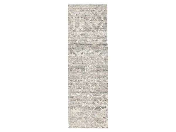 Indoor/outdoor Tundra Gray Multi 2.6’x8′ Rugs Classic Home