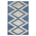 Indoor/outdoor Avalon Stellar Blue 1’x1′ swatch Rugs blue 6