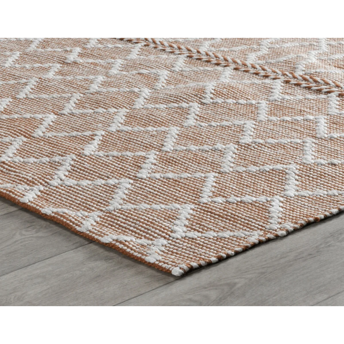 Indoor/outdoor Sonora Terracotta/ivory 1’x1′ swatch Rugs Classic Home 7