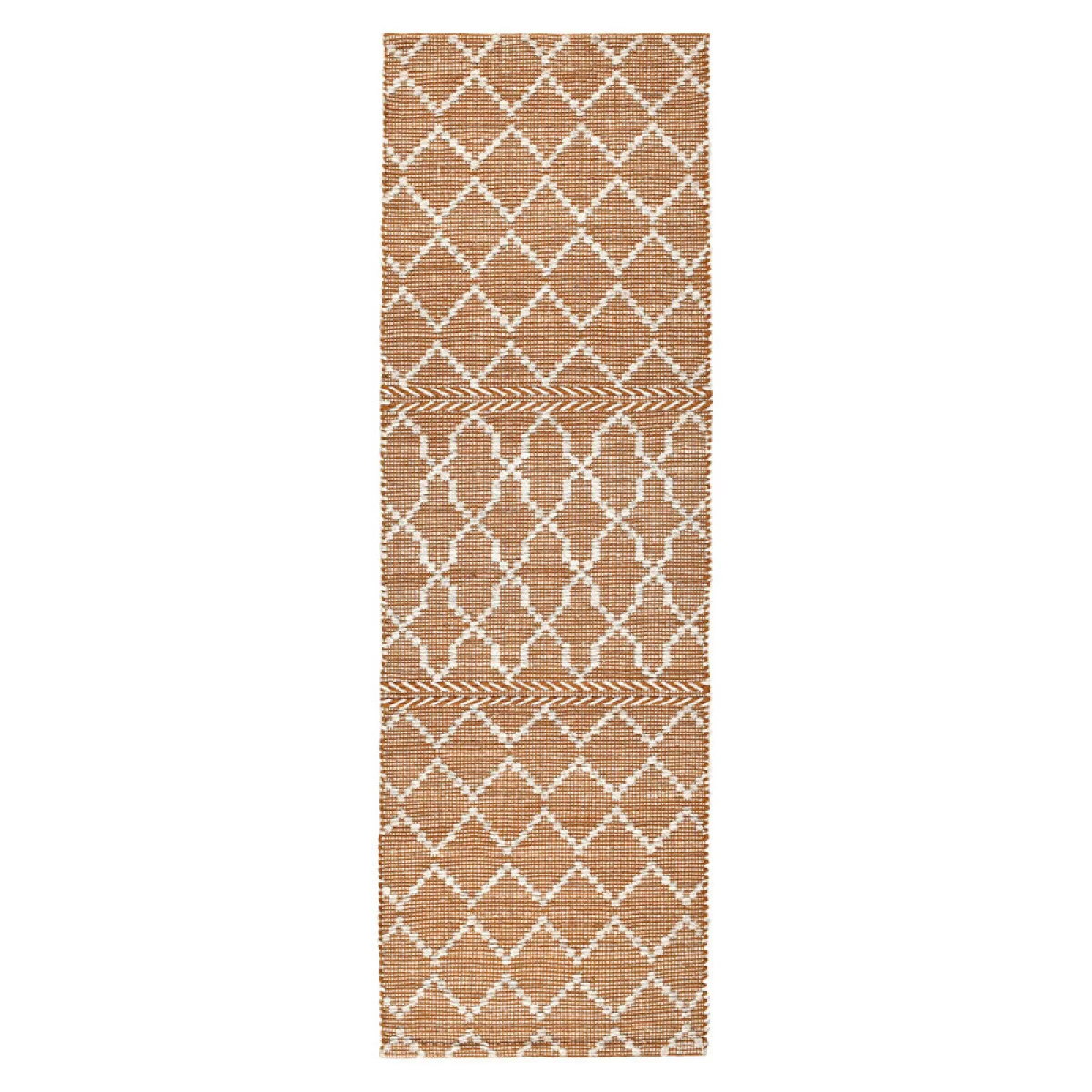 Indoor/outdoor Sonora Terracotta/ivory 2.6’x8′ Rugs Classic Home 4