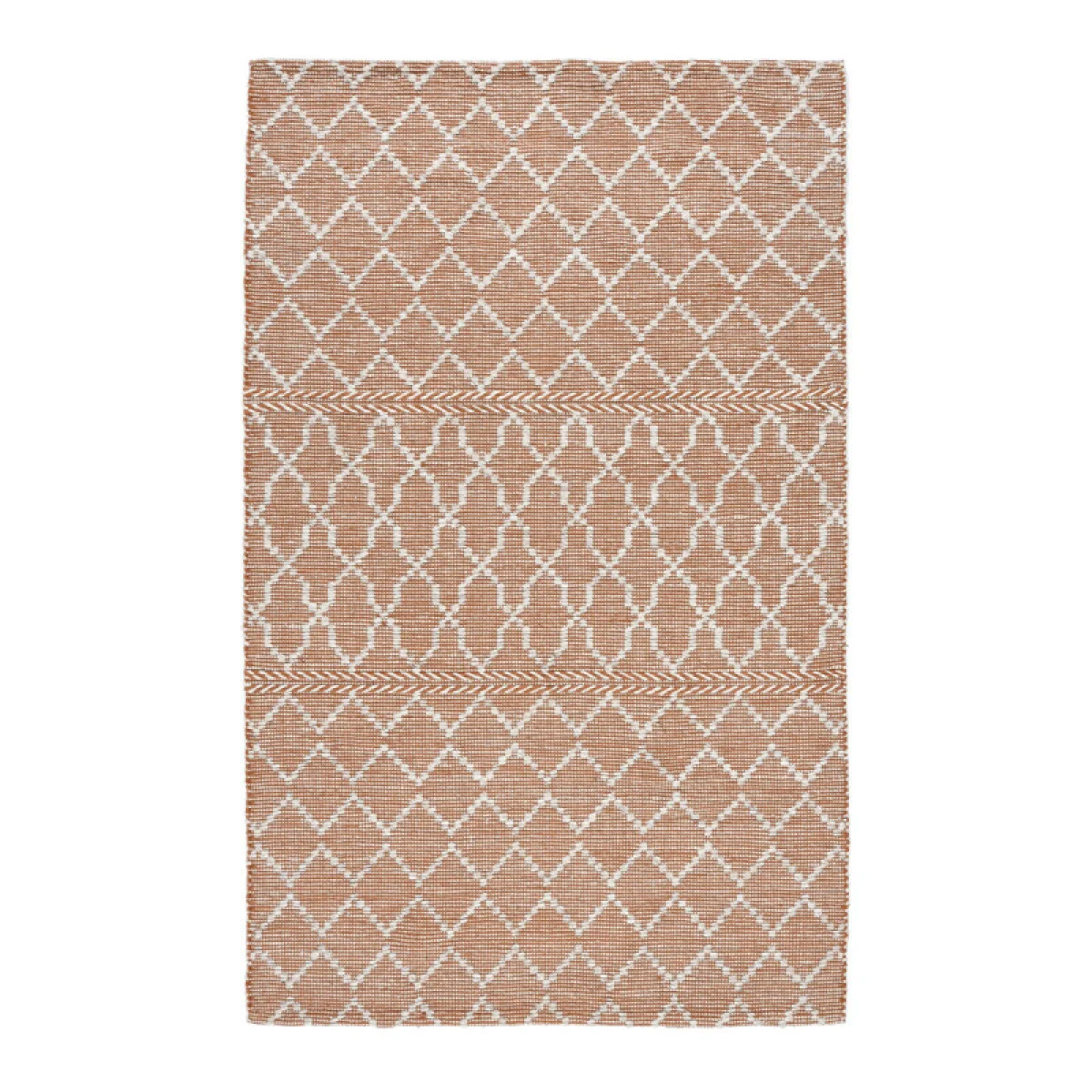 Indoor/outdoor Sonora Terracotta/ivory 5’x8′ Rugs Classic Home 4