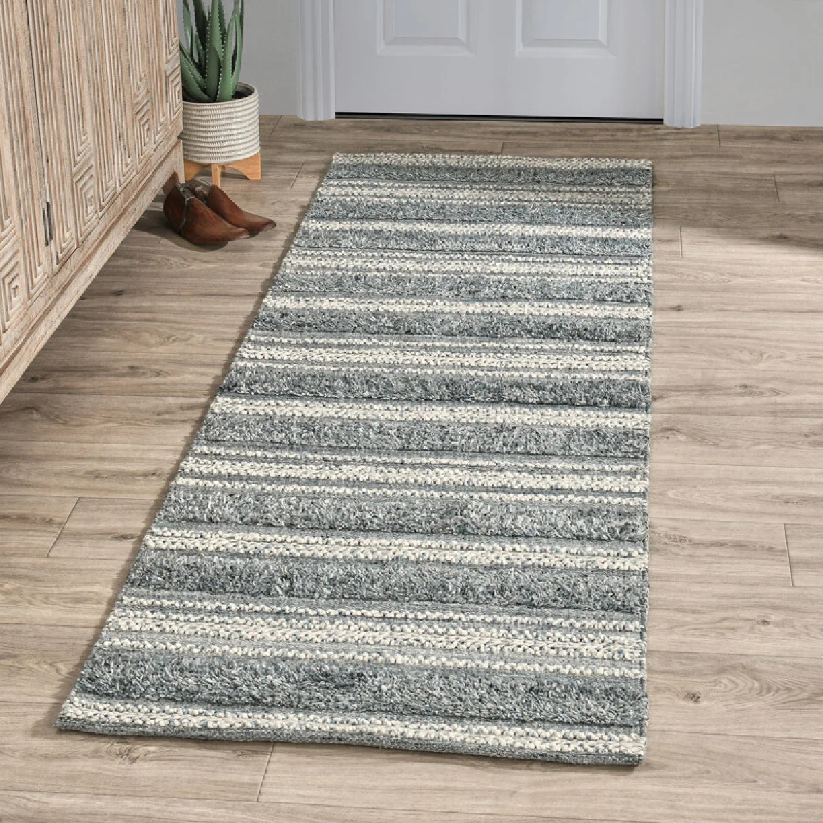 Indoor/outdoor Elko Blue Multi 2.6’x8′ Rugs Classic Home 8