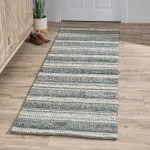 Indoor/outdoor Elko Blue Multi 2.6’x8′ Rugs Classic Home 13