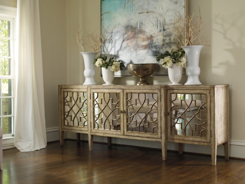 Sanctuary Four-Door Mirrored Console – Surf-Visage Dining Storage Brown 7 Sanctuary Four-Door Mirrored Console – Surf-Visage Dining Storage Brown 7