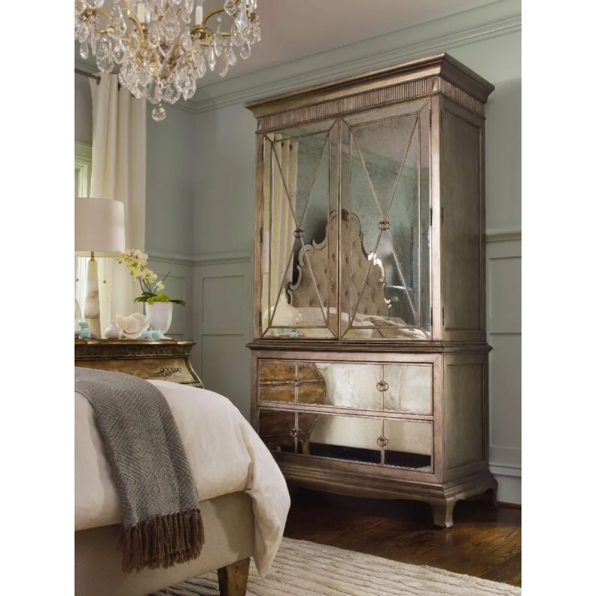 Bedroom Sanctuary Armoire Base – Visage Chests Brown 6