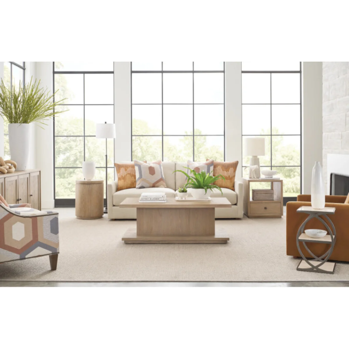 Windover Balance Rectangular Coffee Table Cocktail & Coffee Tables black 6