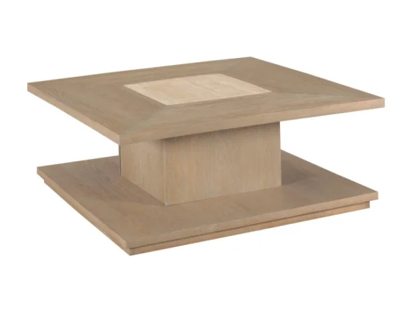 Windover Balance Square Coffee Table Cocktail & Coffee Tables black