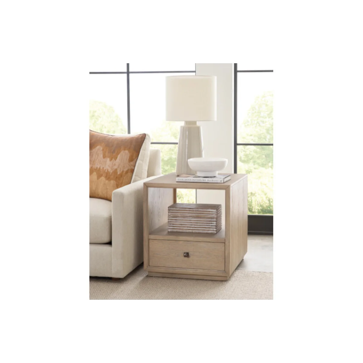 Windover Ecker Drawer End Table End tables black 6