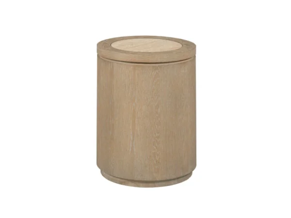 Windover Gatner Round Drum Table End tables End Tables