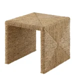 Woven Nesting Table Chairside Tables Brown 27