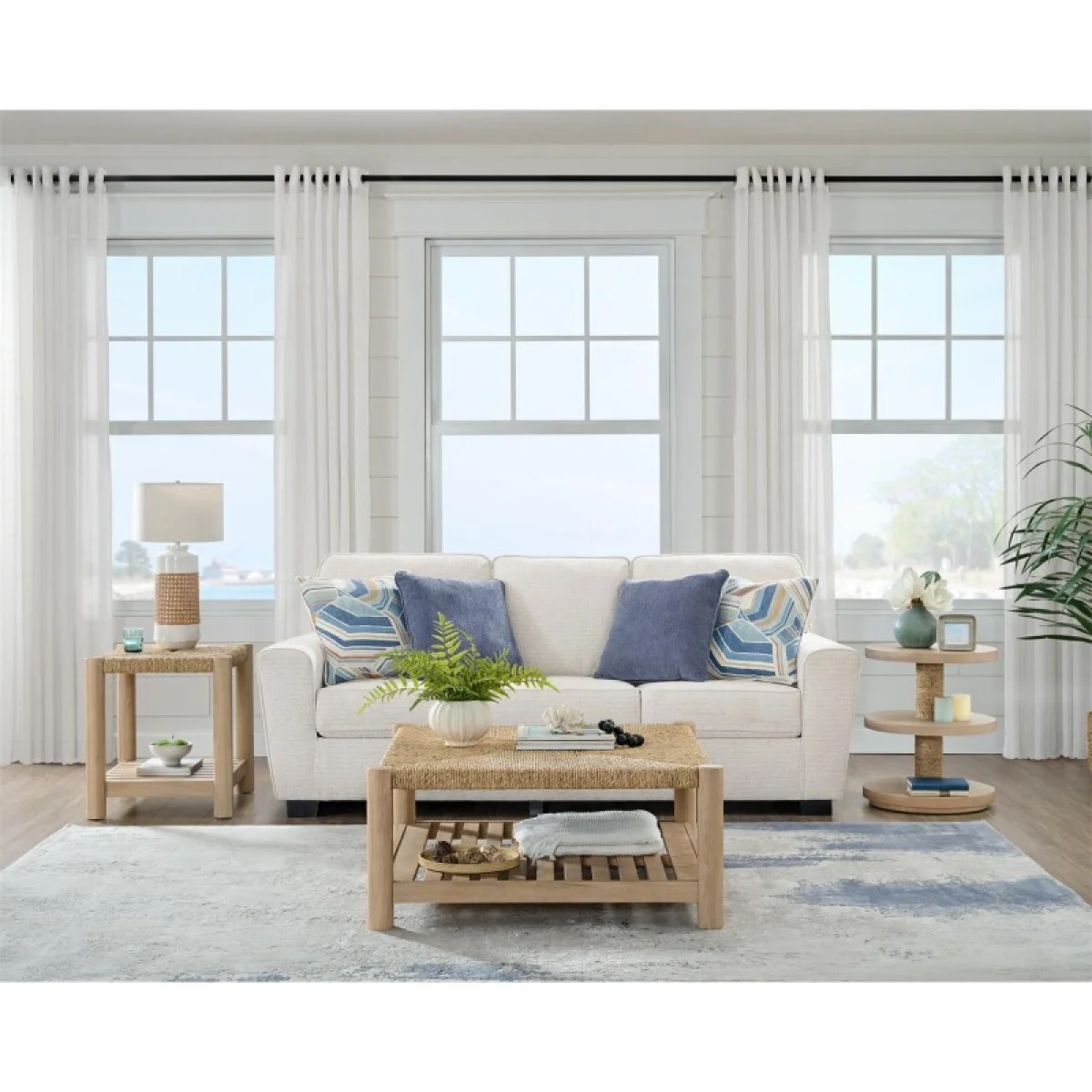 Rectangle End Table End tables Cream 4