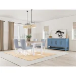 Uph Side Chair-blue 2in Chairs & Benches Chairs & Benches 29