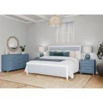 66″ 6-drawer Dresser-blue Dressers blue 15