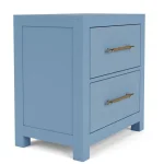 2-drawer Nightstand-blue Nightstands blue 24