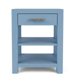1-drawer Nightstand-blue Nightstands blue 15