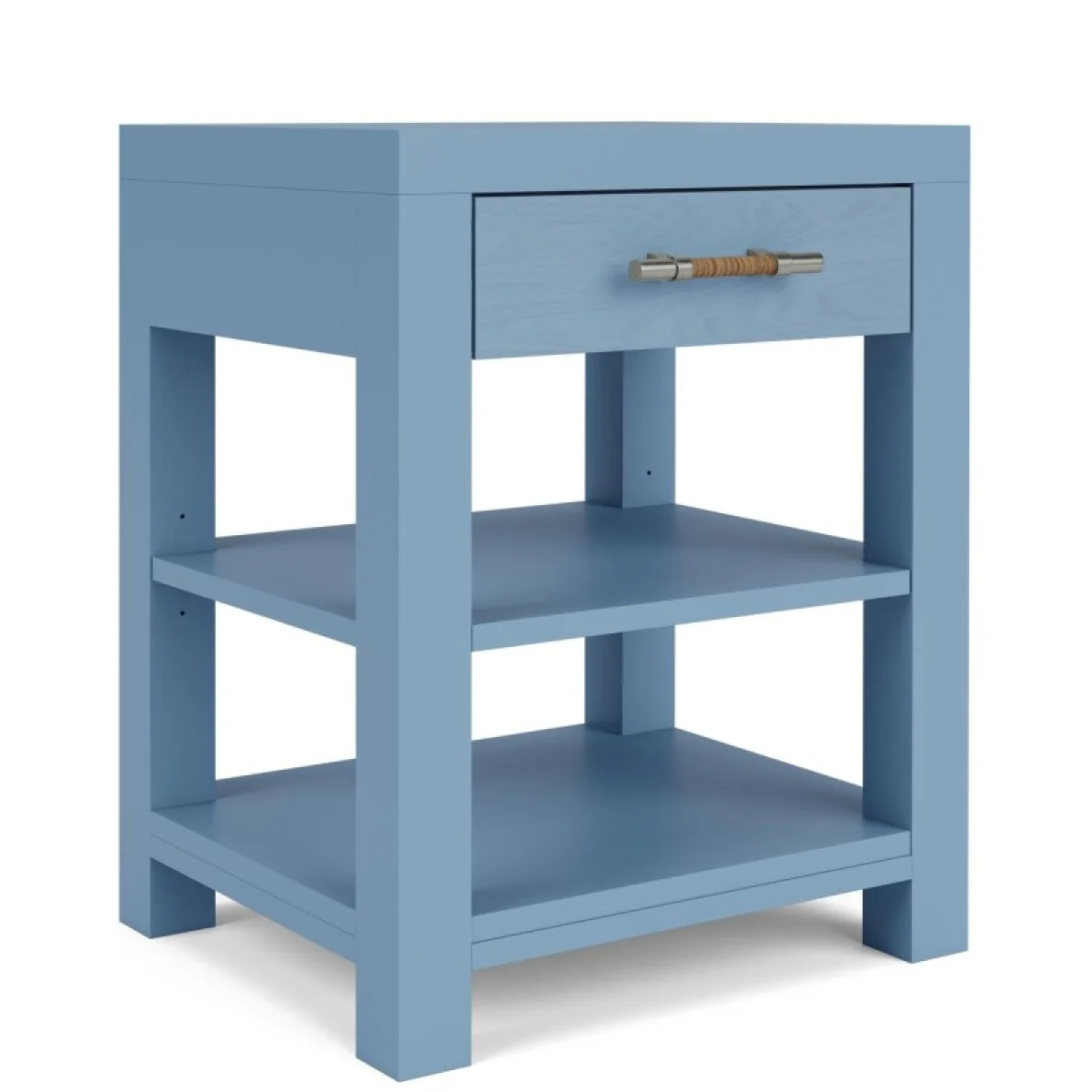 1-drawer Nightstand-blue Nightstands blue 8