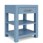 1-drawer Nightstand-blue Nightstands blue 17