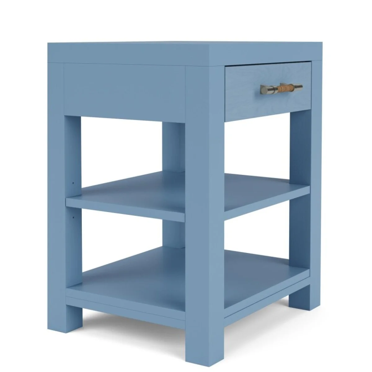 1-drawer Nightstand-blue Nightstands blue 9