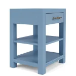 1-drawer Nightstand-blue Nightstands blue 18