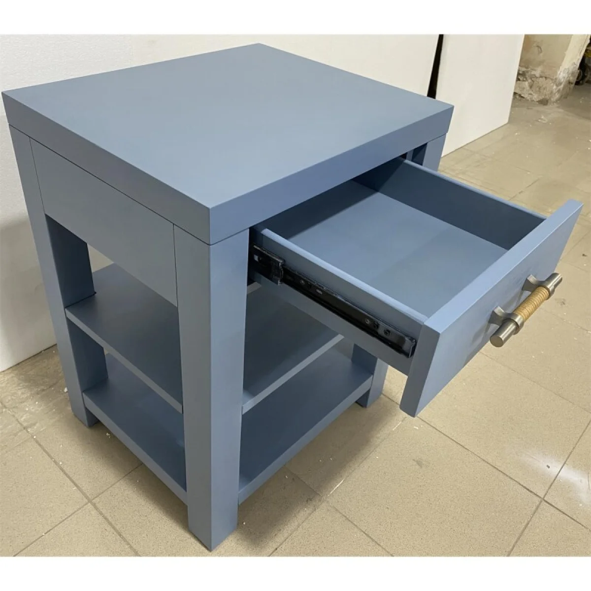 1-drawer Nightstand-blue Nightstands blue 10