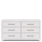 66″ 6-drawer Dresser-wht Dressers Dressers 16