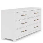 66″ 6-drawer Dresser-wht Dressers Dressers 21