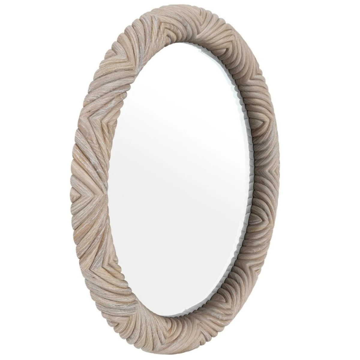 Round Mirror Bedroom Mirrors Cream 13