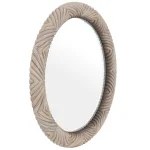 Round Mirror Bedroom Mirrors Cream 27