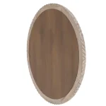 Round Mirror Bedroom Mirrors Cream 28