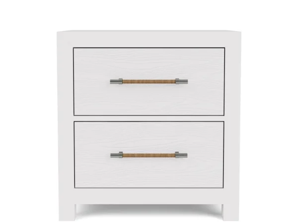 2-drawer Nightstand-white Nightstands Nightstands