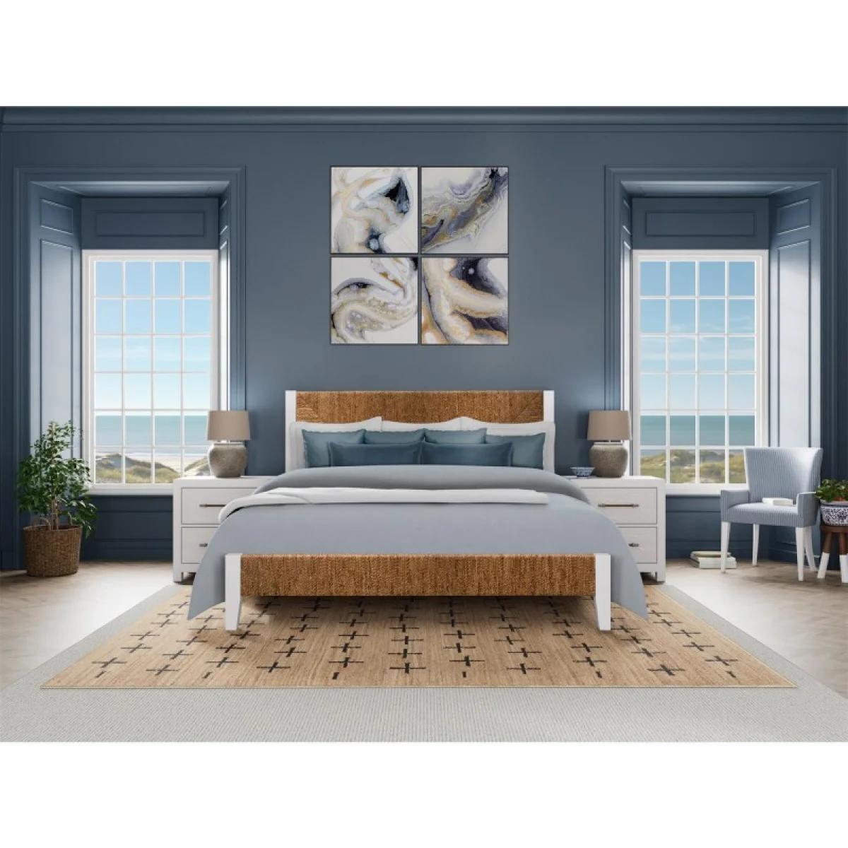 2-drawer Nightstand-white Nightstands Nightstands 15