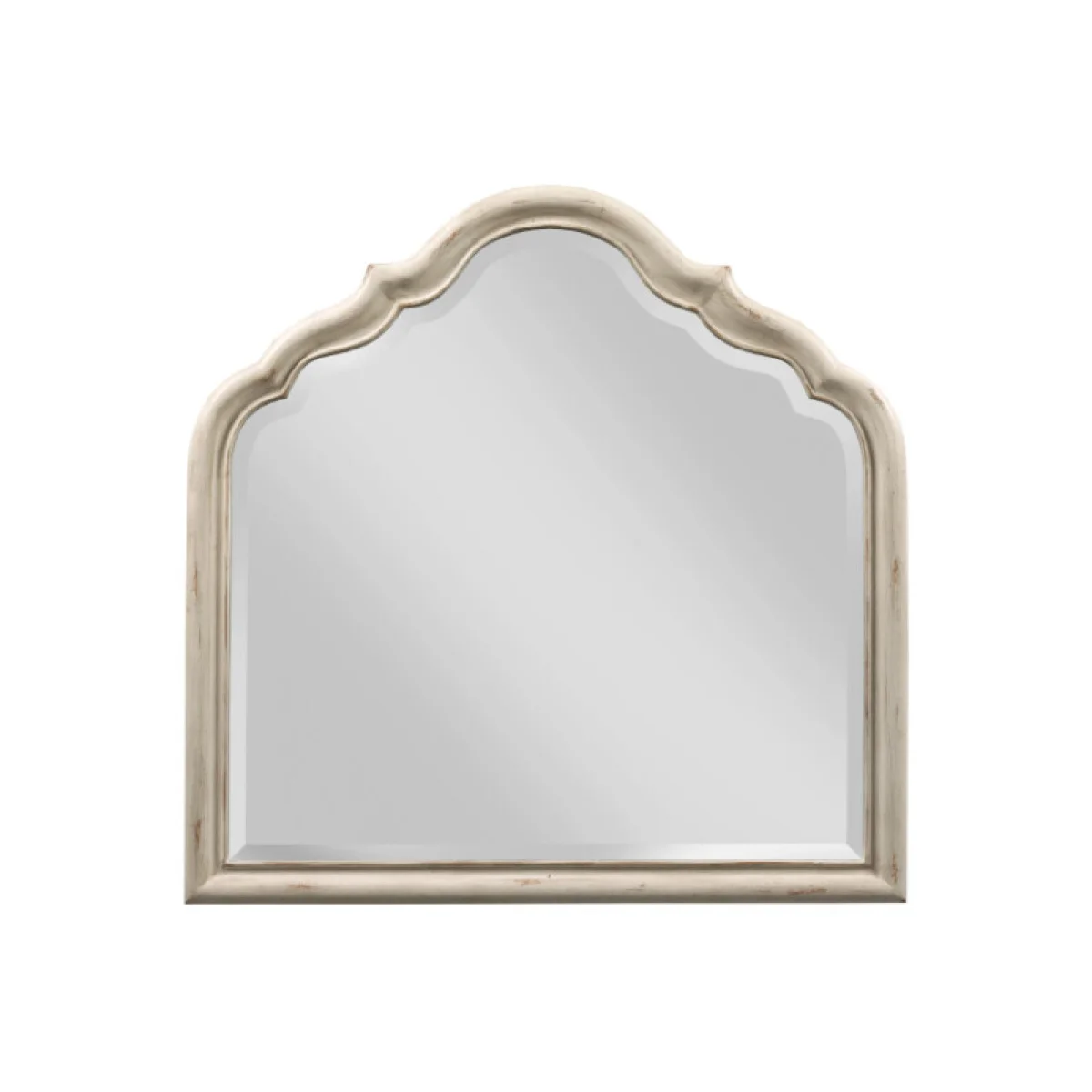 Cambric Vignette Serpentine Mirror Crème Bedroom Mirrors American Drew 6
