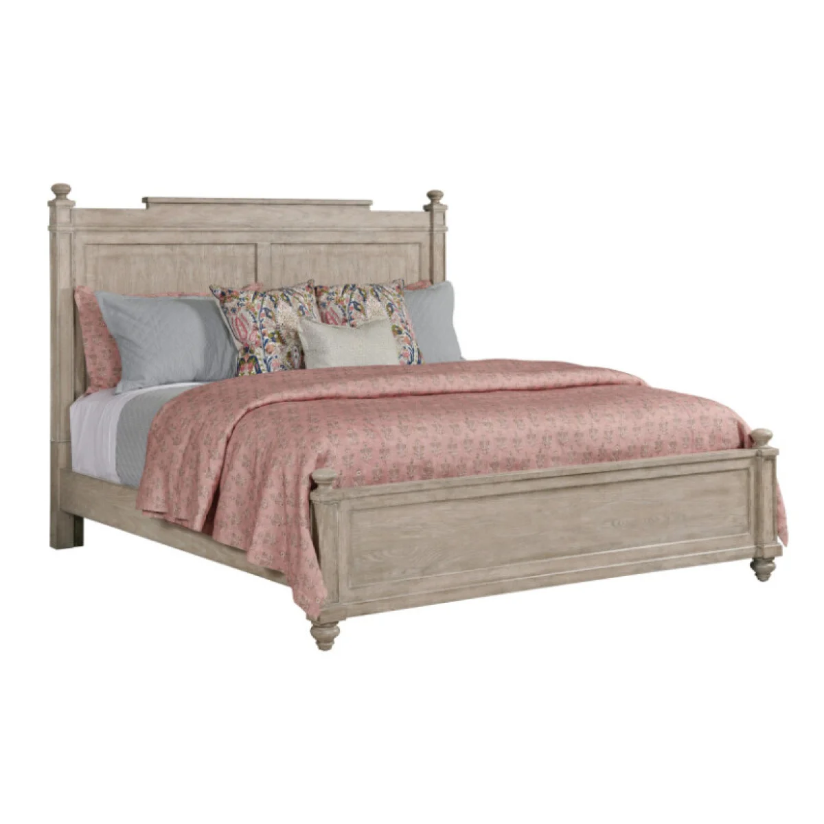 Cambric Sova King Panel Bed Package – Breve Beds American Drew 7