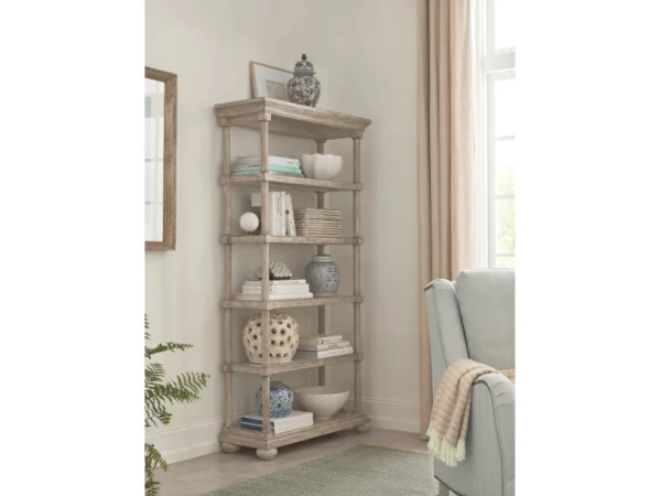 Cambric Ronde Etegere – Breve Bookcases American Drew