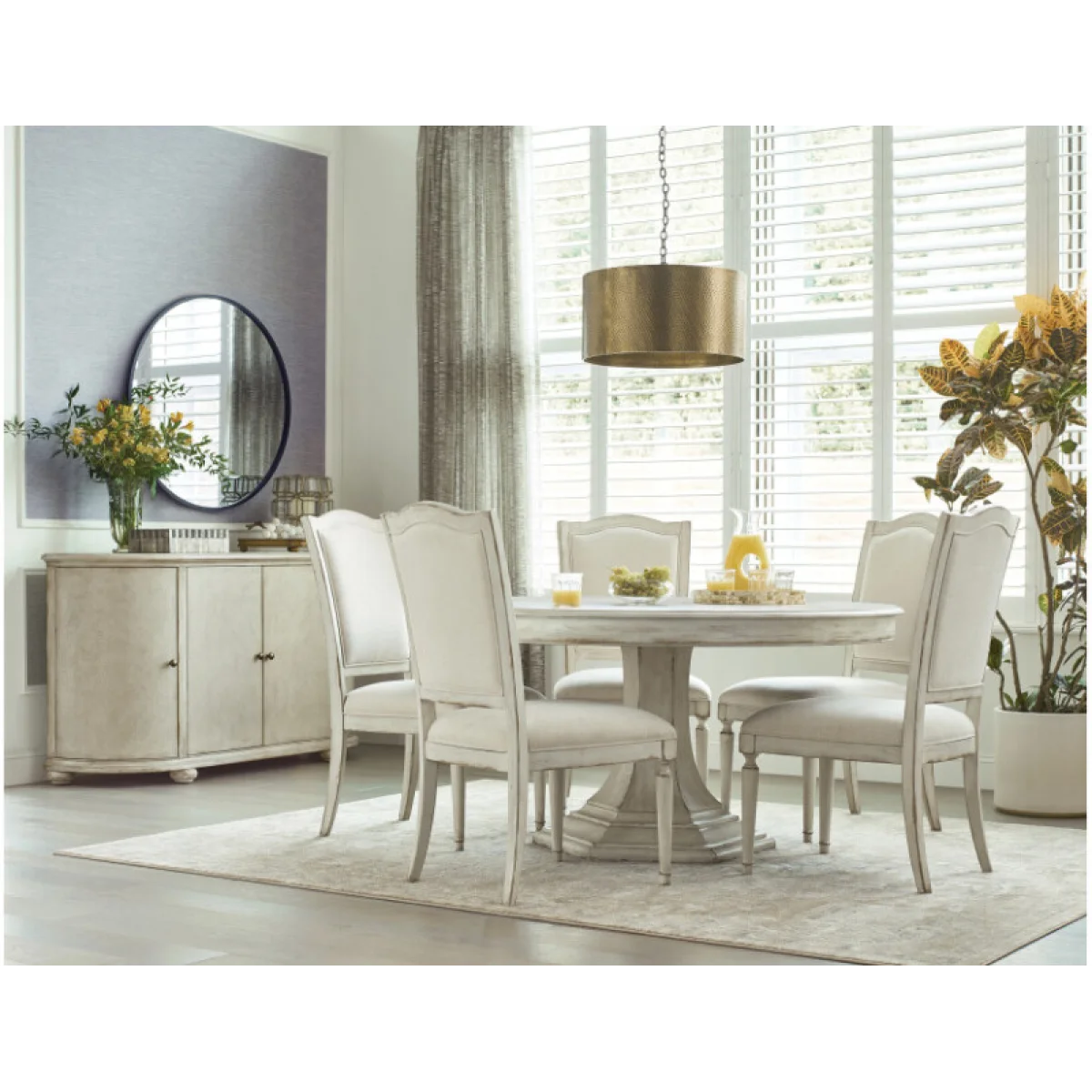 Cambric Daniella Upholstered Side Chair – Crème Chairs & Benches American Drew 4