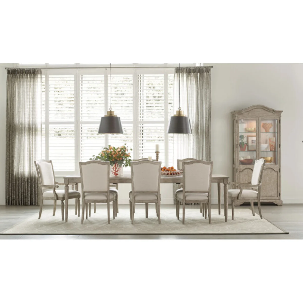 Cambric Daniella Upholstered Arm Chair – Breve Chairs & Benches American Drew 4