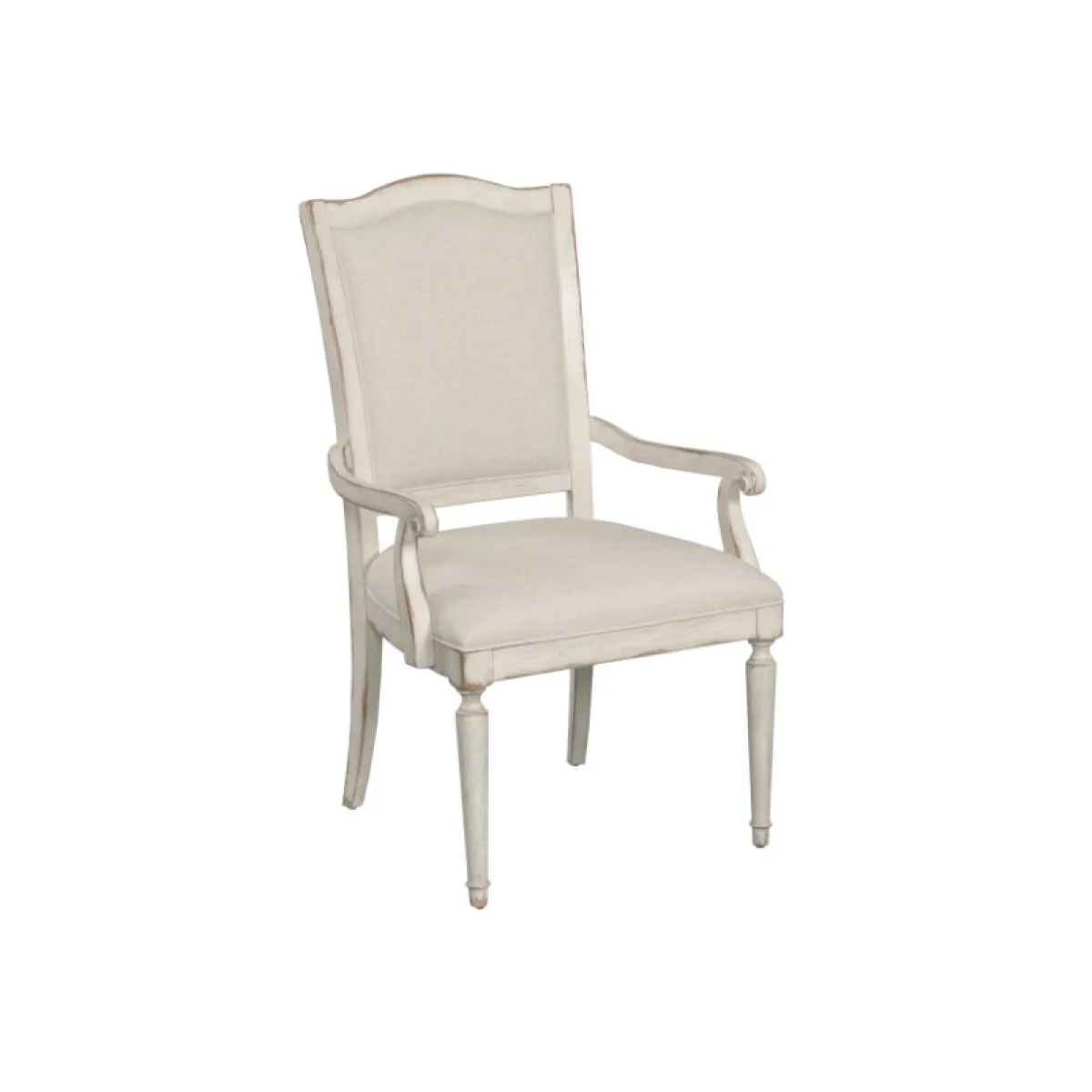 Cambric Daniella Upholstered Arm Chair – Crème Chairs & Benches American Drew 7