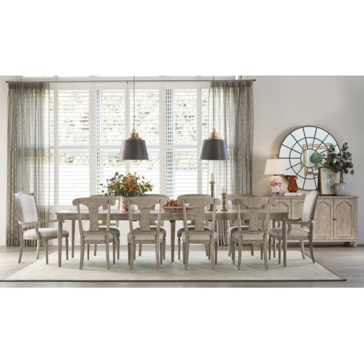 Cambric Maeve Wood Back Side Chair – Breve Chairs & Benches American Drew 4