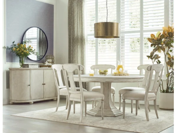 Cambric Maeve Wood Back Side Chair – Crème Chairs & Benches American Drew