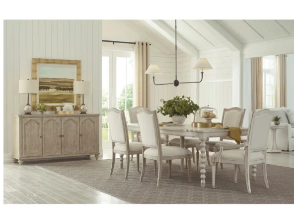 Cambric Bastiste Rectangular Dining Table – Crème Dining Tables American Drew
