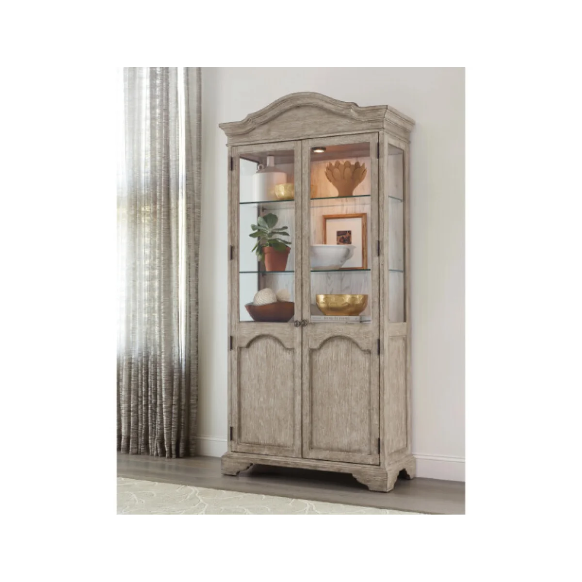 Cambric Display Cabinet – Breve Dining Storage American Drew 4